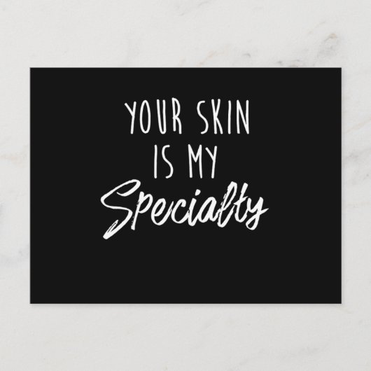 Cute Skin Care Print for Estheticians Briefkaart (Voorkant)