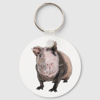 Cute skinny guinea sleutelhanger