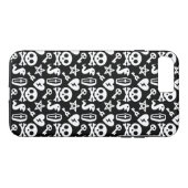 Cute Skull and Crossbone Halloween Pattern Case-Mate iPhone Case (Achterkant (Horizontaal))