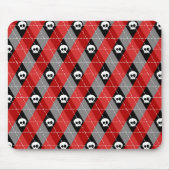 Cute Skull Argyle Pattern Muismat (Voorkant)