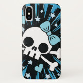 Cute Skull en Crossbones Case-Mate iPhone Case (Achterkant)