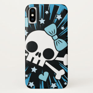 Cute Skull en Crossbones Case-Mate iPhone Case