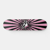 Cute Skull en Crossbones Persoonlijk Skateboard (Horizontaal)