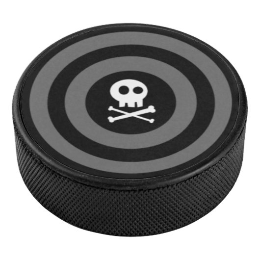 Cute Skull Hockey Puck (3/4)