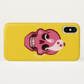Cute Skull met spin en geesten in oogcontactdozen Case-Mate iPhone Case (Achterkant (horizontaal))