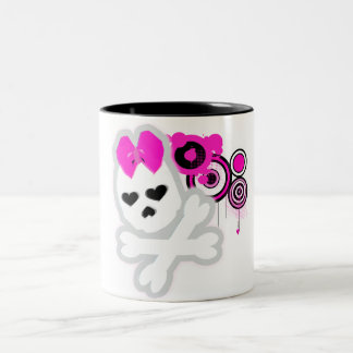 Cute SkULL-Mok Tweekleurige Koffiemok