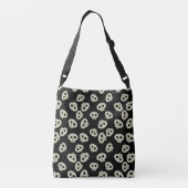 Cute Skull Pattern Gedrukte Tas Crossbody Bag (Achterkant)