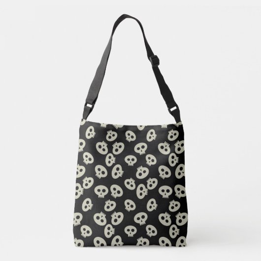 Cute Skull Pattern Gedrukte Tas Crossbody Bag (Achterkant)