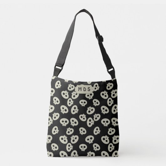 Cute Skull Pattern Gedrukte Tas Crossbody Bag (Voorkant)