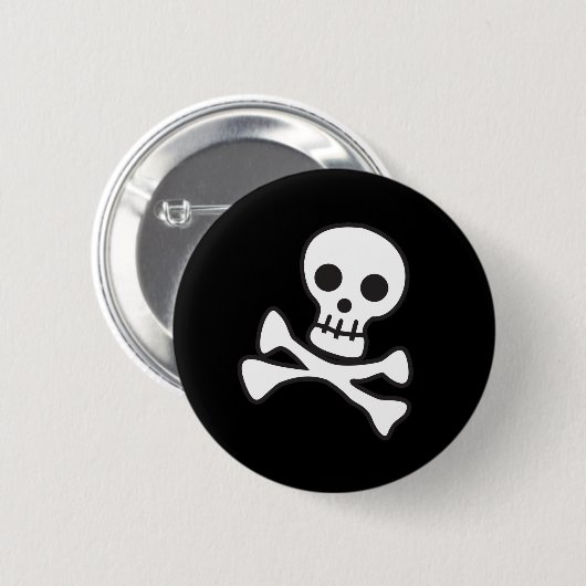 Cute Skull Ronde Button 5,7 Cm (Voorkant /achterkant)