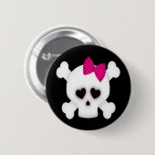 Cute Skull Ronde Button 5,7 Cm (Voorkant /achterkant)