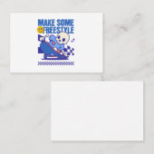 Cute Skull Skateboard Visitekaartje (Voorkant / Achterkant)