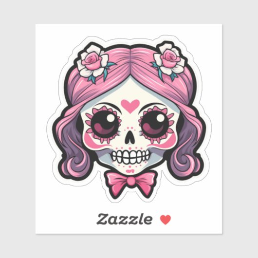 Cute Skull Sticker (Vel)