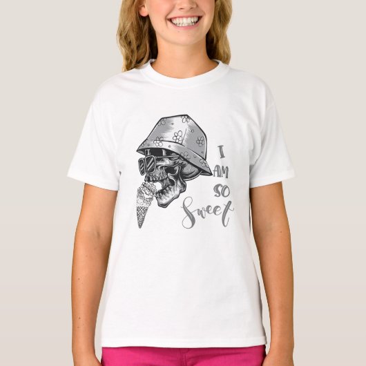 Cute Skull T-shirt (Voorkant)