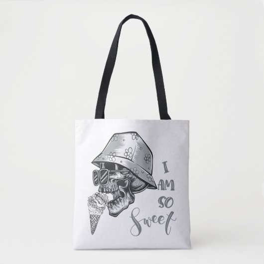 Cute Skull Tote Bag (Voorkant)
