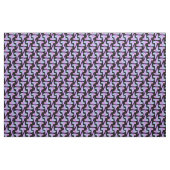Cute Skull Witch Pet Paars Blue Drawing Pattern Stof (Fat Quarter)