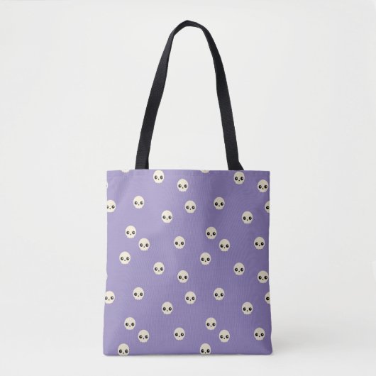 Cute Skulls Canvas tas (Voorkant)