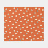 Cute Skulls Fleece Blanket Deken (Voorkant (Horizontaal))