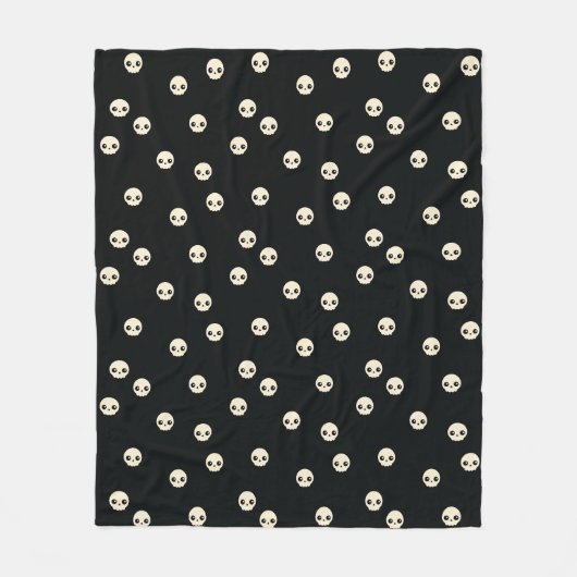 Cute Skulls Fleece Blanket Deken (Voorkant)