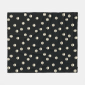 Cute Skulls Fleece Blanket Deken (Voorkant (Horizontaal))