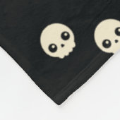Cute Skulls Fleece Blanket Deken (Hoek)