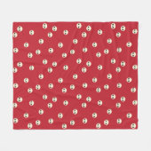 Cute Skulls Fleece Blanket Deken (Voorkant (Horizontaal))
