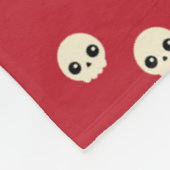 Cute Skulls Fleece Blanket Deken (Hoek)