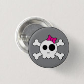 Cute Skully Button (Voorkant /achterkant)