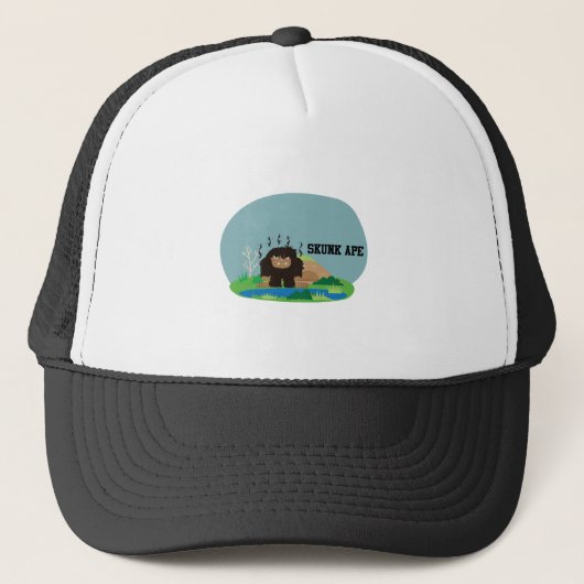 Cute skunk ape trucker pet (Voorkant)