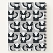 Cute Skunk-houthouden Bosdieren Notitieboek (Achterkant)