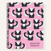 Cute Skunk-houthouden Bosdieren Notitieboek (Voorkant)