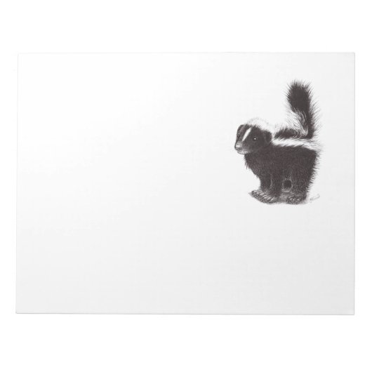 Cute Skunk Notitieblok (Voorkant)