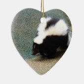 Cute Skunk Ornaments Keramisch Ornament (Rechts)