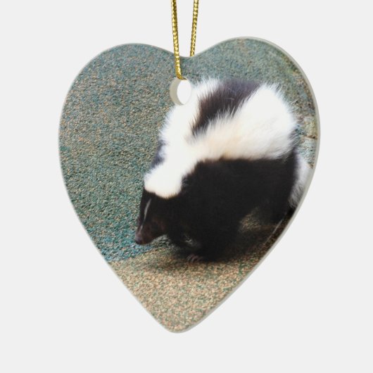 Cute Skunk Ornaments Keramisch Ornament (Links)