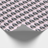 Cute skunk woodland animals forest friends  cadeaupapier (Hoek)