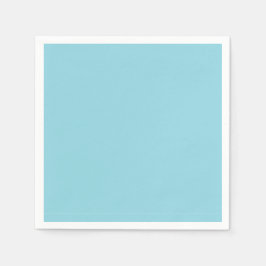 Cute Sky Blue Solid Napkins Servet