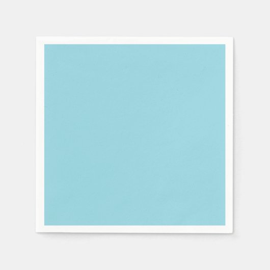 Cute Sky Blue Solid Napkins Servet (Voorkant)