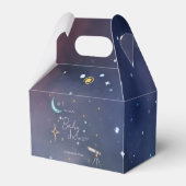Cute Sky Moon & Stars Celestial Baby Shower Bedankdoosjes (Achterkant)