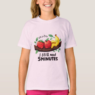 Cute Slaap Fruit Vrienden Meisjes T-Shirt