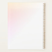 Cute Slaap Konijn Baby Shower Planner (Achterkant)