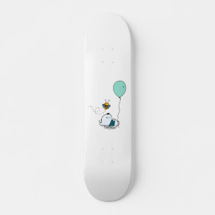 Cute slaappanda beer met bijen persoonlijk skateboard