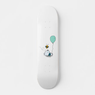 Cute slaappanda beer met bijen persoonlijk skateboard