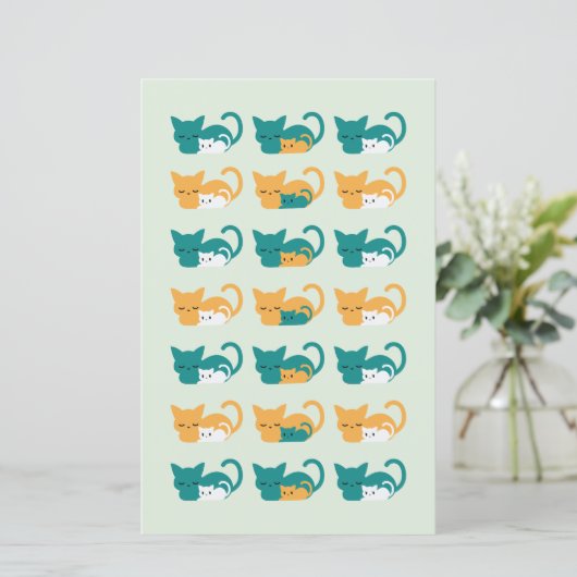 Cute slaappatroon III (Staand voorkant)