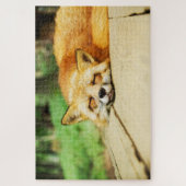 Cute slaapvos legpuzzel (Verticaal)