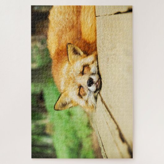 Cute slaapvos legpuzzel (Verticaal)