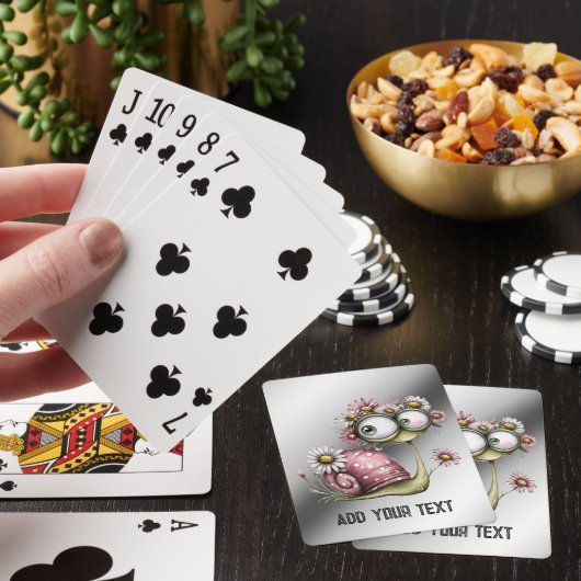 Cute Slak Pokerkaarten (Insitu)
