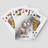 Cute Slak Pokerkaarten (Achterkant)