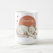 Cute Slapende Cat Koffiemok (Center)
