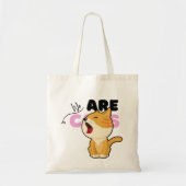 Cute Slapende Cat Theme Canvas tas (Voorkant)