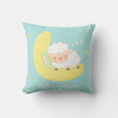 Cute Slaping Baby Lamb Kinder Nursery Room Decor Kussen (Voorkant)